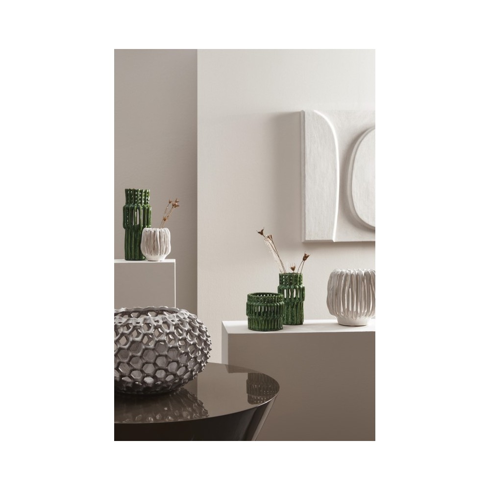 P.VASO TAIYO BOMB BIANCO H23,5